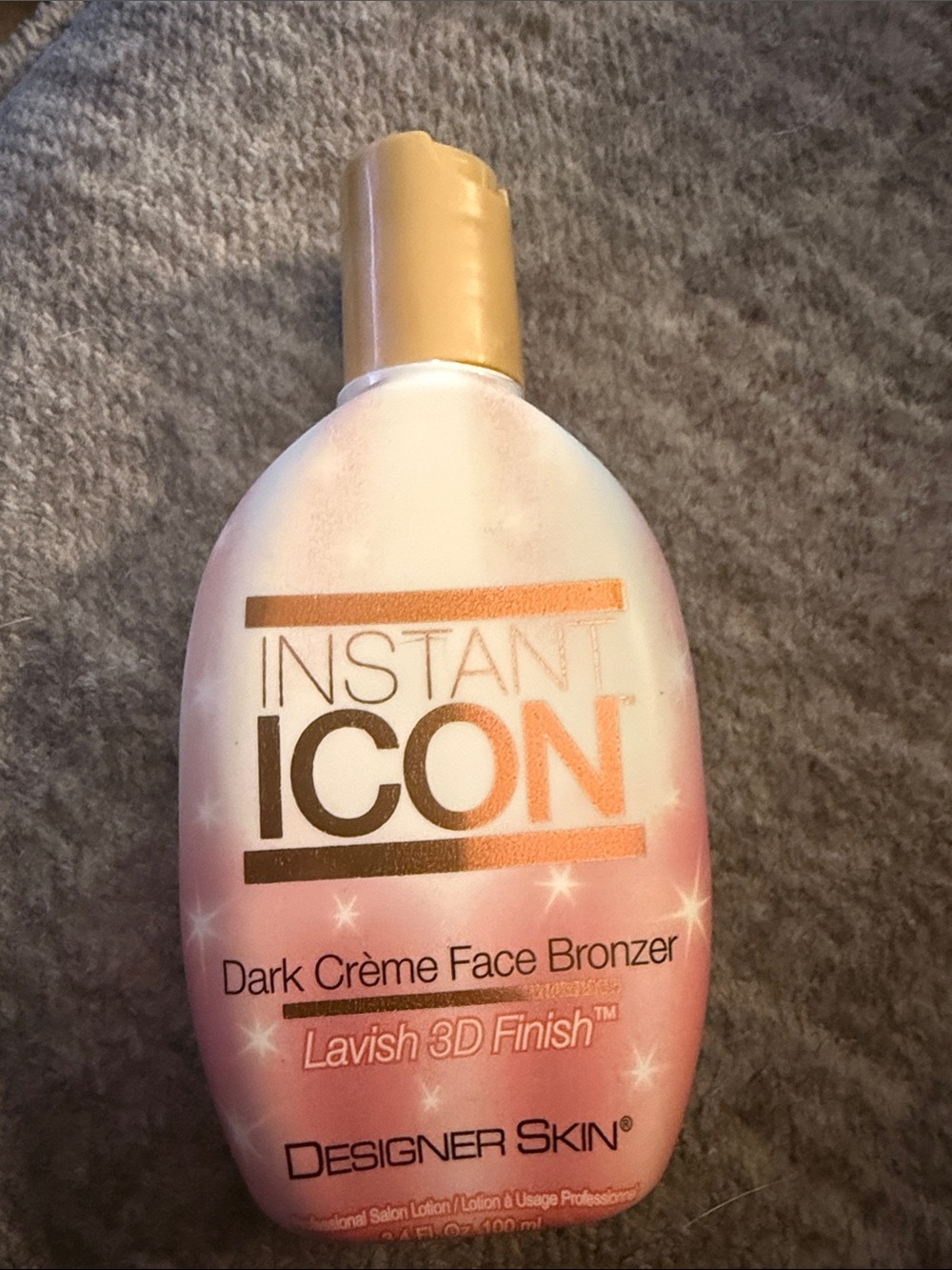 Designer Skin Instant Icon Dark Crème Face Bronzer - Pink/Gold